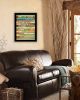 "Dog Rules" By Marla Rae; Ready to Hang Framed Print; Black Frame