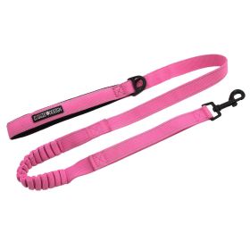 Soft Pull Traffic Dog Leash - Candy Pink