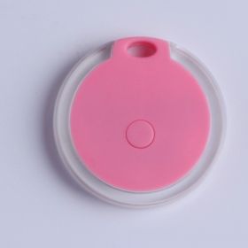 Anti-Lost Tracking Device For Dog & Cat; Smart Key Finder Locator For Kids Pets Keychain (Color: pink, size: one-size)