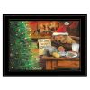 "I've Been A Good Boy" By Ed Wargo; Ready to Hang Framed Print; Dog Wall Art; Black Frame
