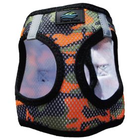 American River Choke Free Dog Harness Camouflage Collection - Orange Camo (size: 2X/3X-Large)