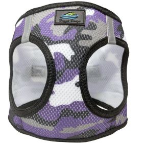 American River Choke Free Dog Harness Camouflage Collection - Purple Camo (size: large)