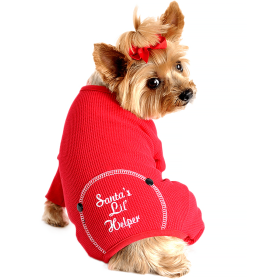 Christmas Dog Pajama - Santa's Lil' Helper (size: X-Large)