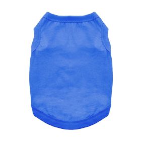 Cotton Dog Tank - Nautical Blue (size: 3X-Large)
