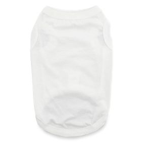 Cotton Dog Tank - White (size: X-Large)