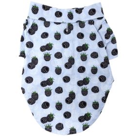 Hawaiian Camp Shirt - Blackberries (size: 2X-Large)