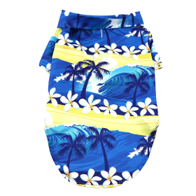 Hawaiian Camp Shirt - Catching Waves (size: large)