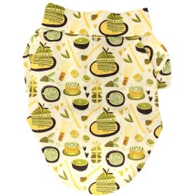 Hawaiian Camp Shirt - Matcha Tea (size: large)