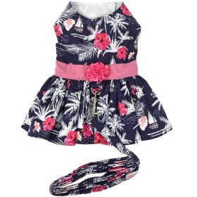 Moonlight Sails Dog Dress with Matching Leash (size: X-Large)