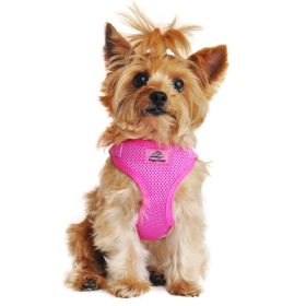 Wrap and Snap Choke Free Dog Harness by Doggie Design - Raspberry Pink (size: large)