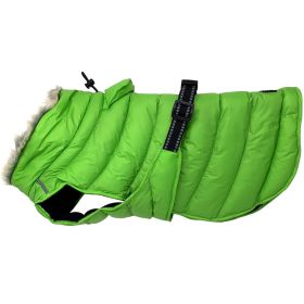Alpine Extreme Weather Puffer Coat - Lime Green (size: small)