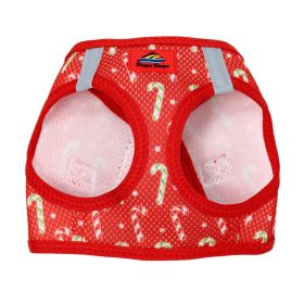 American River Choke Free Dog Harness Holiday Collection - Candy Canes (size: X-Small)