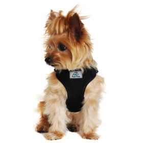 Wrap and Snap Choke Free Dog Harness by Doggie Design - Black (size: small)