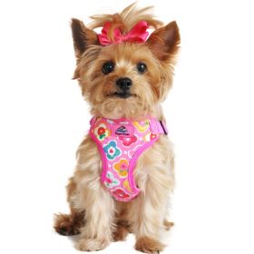 Wrap and Snap Choke Free Dog Harness by Doggie Design - Maui Pink (size: medium)