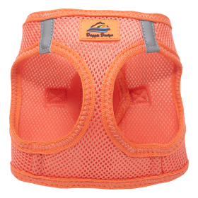 American River Solid Ultra Choke Free Dog Harness - Coral (size: small)